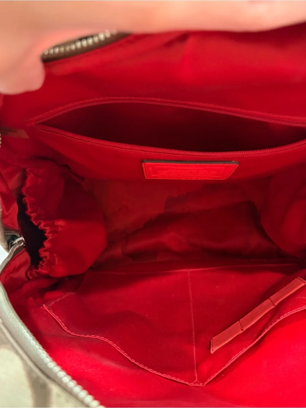 Coach signature large C backpack authentic